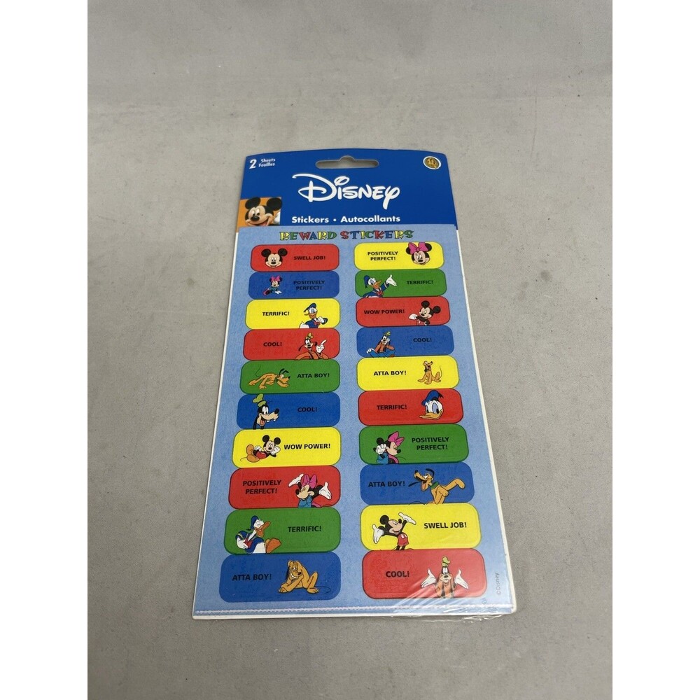 Disney Reward Stickers 2 Sheets Sandylion Vintage Retro SEALED